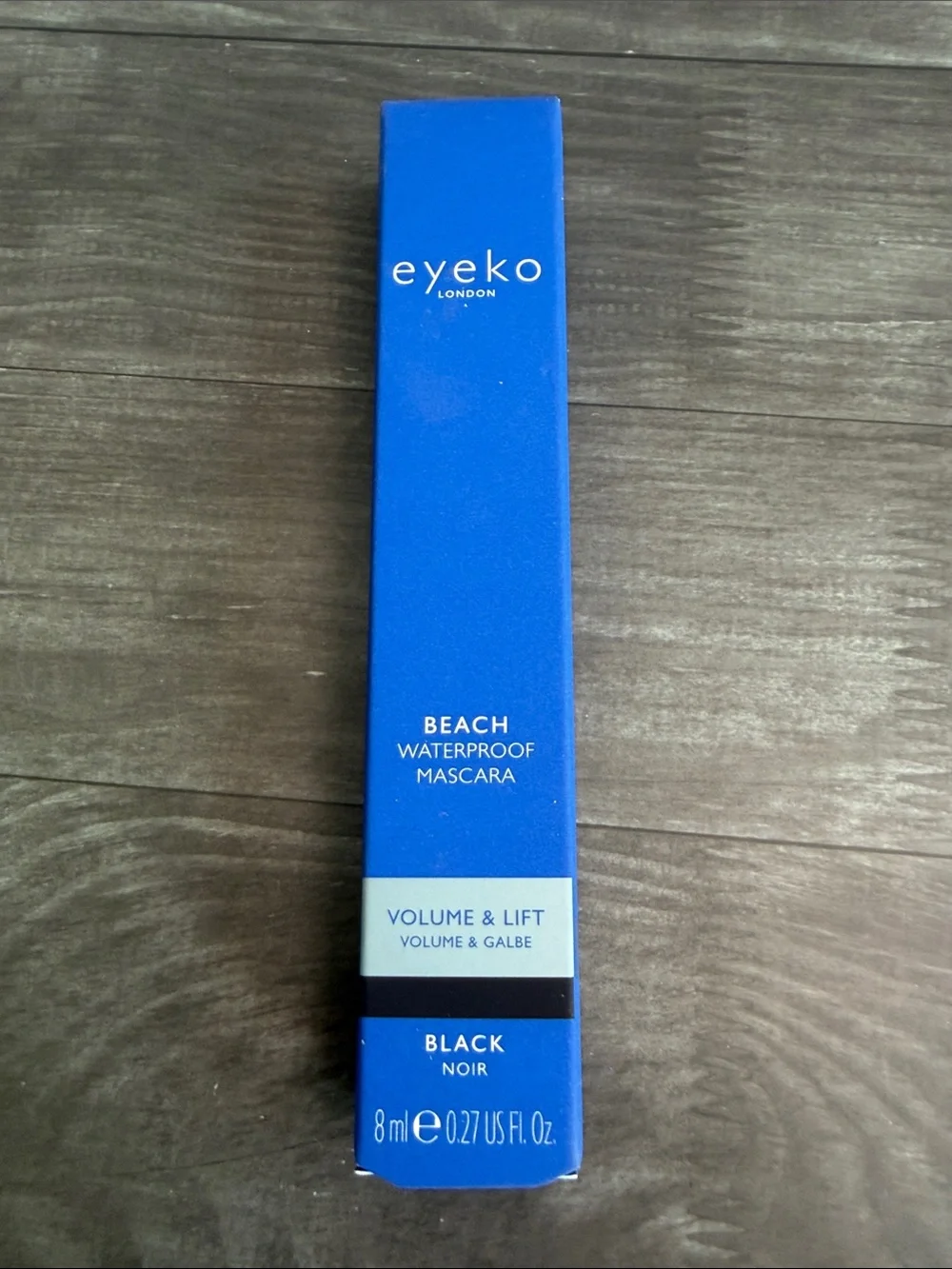Eyeko Beach Waterproof Mascara - Blue Packaging, Black Formula